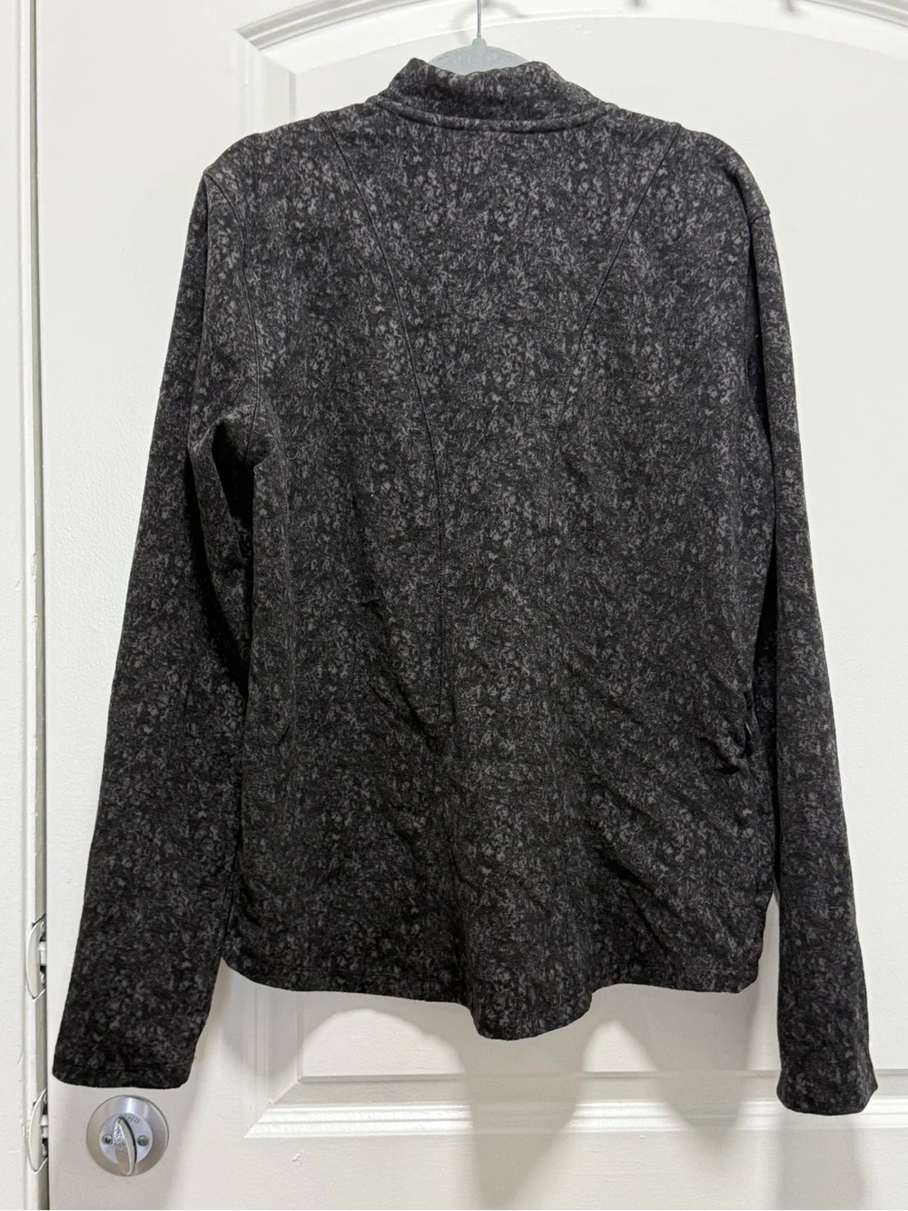 Spyder Black and Gray Active Fleece Pullover